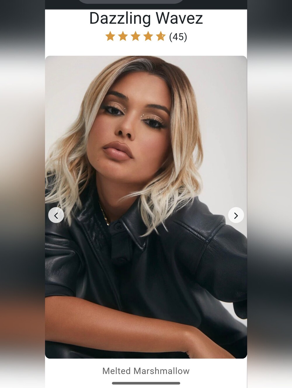 Dazzling Wavez wig in Melted Marshmallow, Rene of Paris, blonde ombre balayage